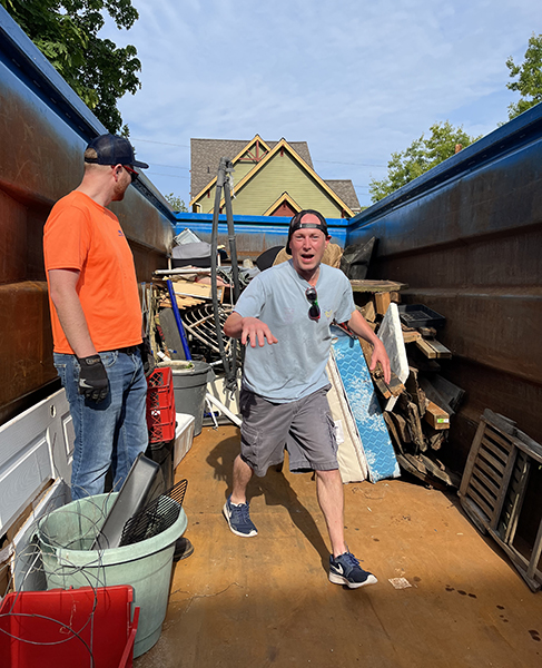 The dumpster starts filling up in 2023